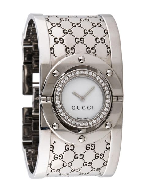 gucci montre femme diamant|original gucci watches for women.